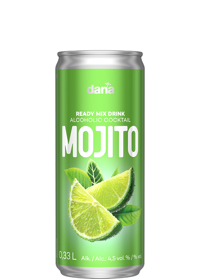 Dana Cocktail Mojito, Classic, alk.: 4,5 vol. %