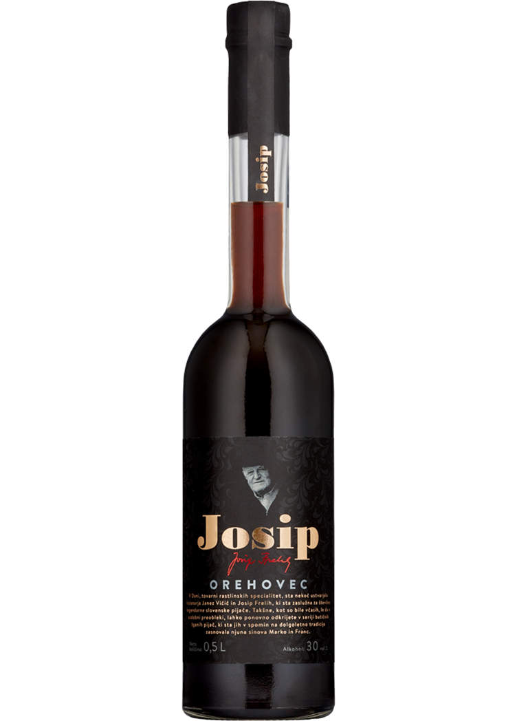 Josip orehovec, liqueur with green walnut extract, alc.: 30 % vol.