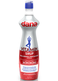 Dana Vitamin syrup, red grapefruit, guarana