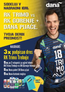 NAGRADNA IGRA »RK Trimo vs RK Gorenje + Dana pijače. Tvoja derbi prednost!«