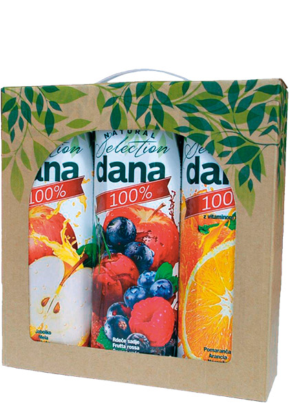 Dana giftst, 100 % juice